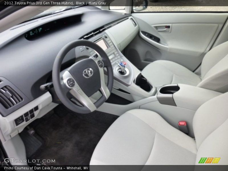 Black / Misty Gray 2012 Toyota Prius 3rd Gen Three Hybrid