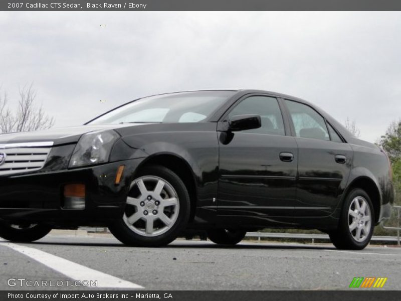 Black Raven / Ebony 2007 Cadillac CTS Sedan