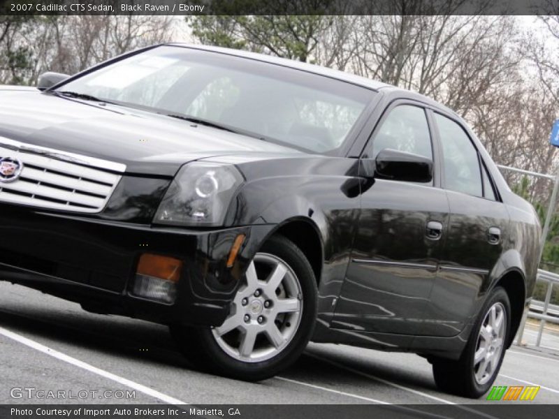 Black Raven / Ebony 2007 Cadillac CTS Sedan