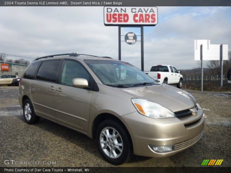 Desert Sand Mica / Fawn Beige 2004 Toyota Sienna XLE Limited AWD