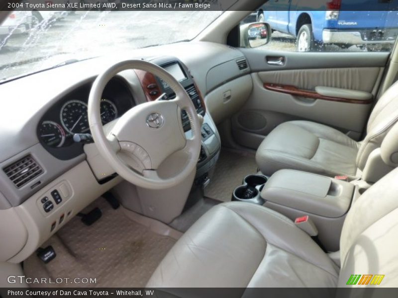 Desert Sand Mica / Fawn Beige 2004 Toyota Sienna XLE Limited AWD