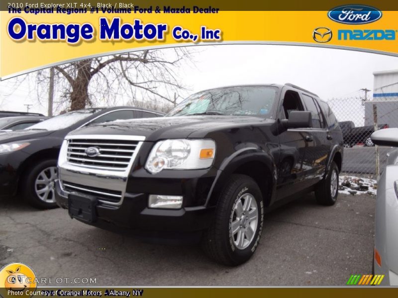 Black / Black 2010 Ford Explorer XLT 4x4