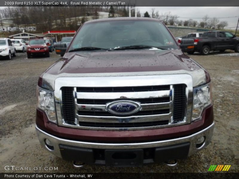 Royal Red Metallic / Camel/Tan 2009 Ford F150 XLT SuperCab 4x4
