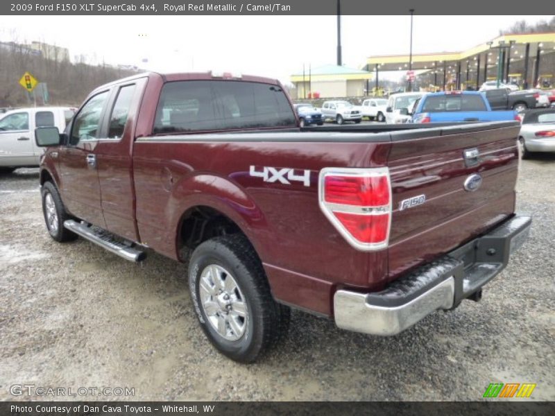 Royal Red Metallic / Camel/Tan 2009 Ford F150 XLT SuperCab 4x4