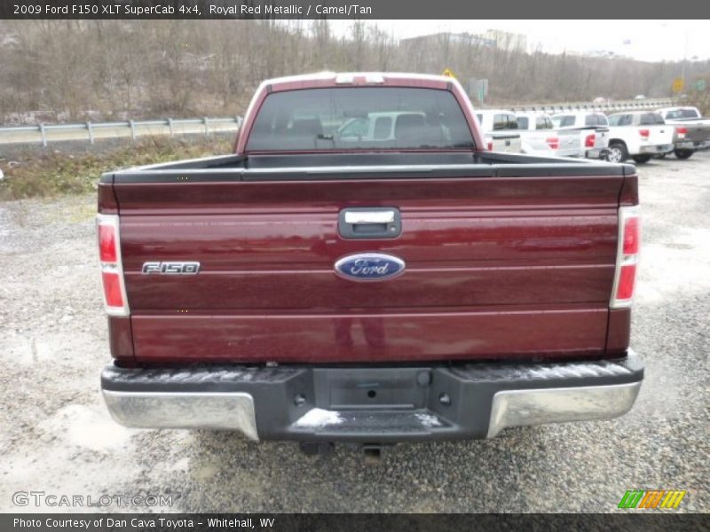 Royal Red Metallic / Camel/Tan 2009 Ford F150 XLT SuperCab 4x4