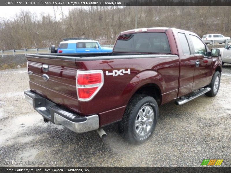 Royal Red Metallic / Camel/Tan 2009 Ford F150 XLT SuperCab 4x4