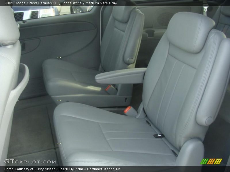 Stone White / Medium Slate Gray 2005 Dodge Grand Caravan SXT