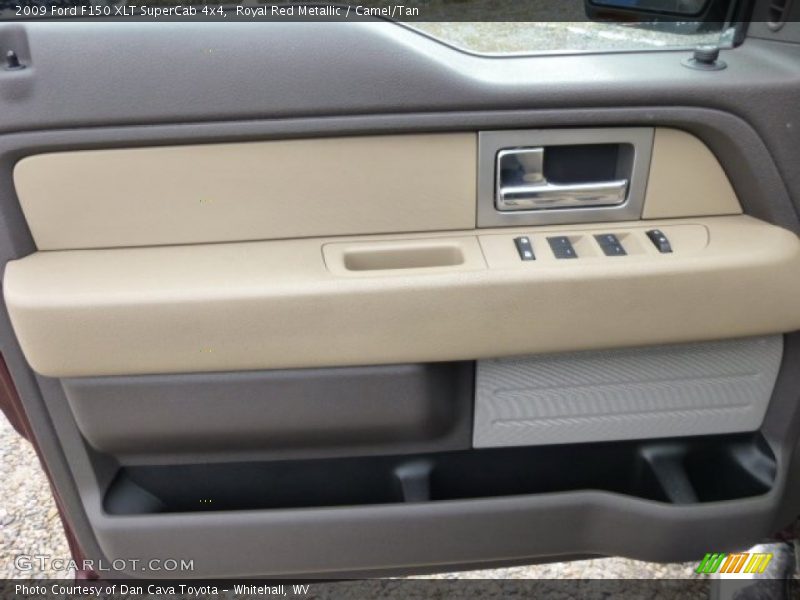 Royal Red Metallic / Camel/Tan 2009 Ford F150 XLT SuperCab 4x4