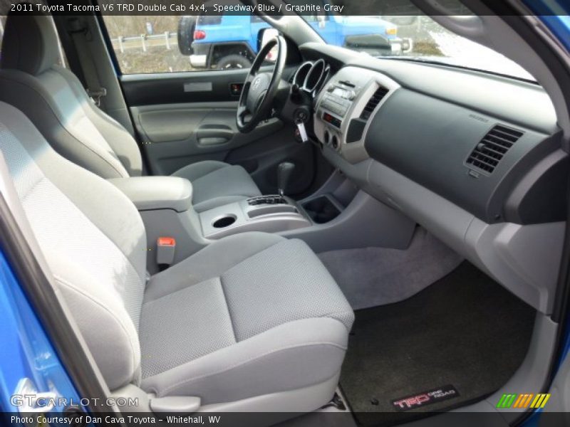 Speedway Blue / Graphite Gray 2011 Toyota Tacoma V6 TRD Double Cab 4x4