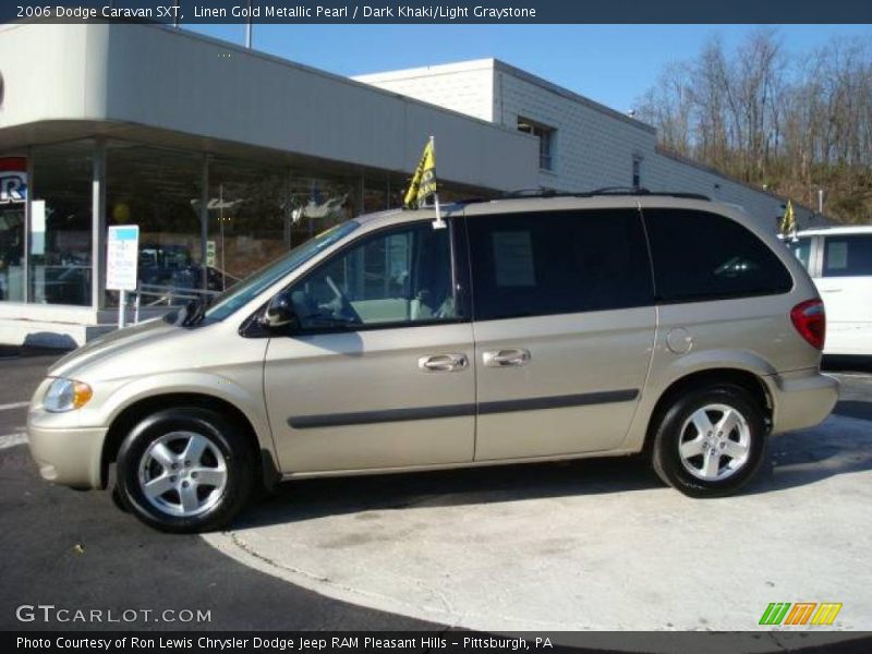 Linen Gold Metallic Pearl / Dark Khaki/Light Graystone 2006 Dodge Caravan SXT