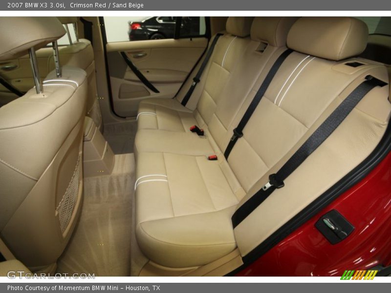 Rear Seat of 2007 X3 3.0si