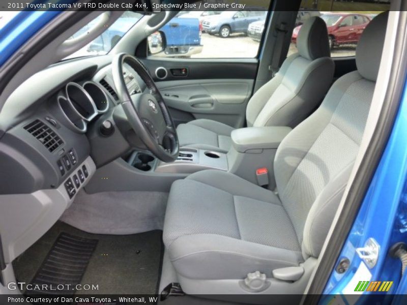 Speedway Blue / Graphite Gray 2011 Toyota Tacoma V6 TRD Double Cab 4x4