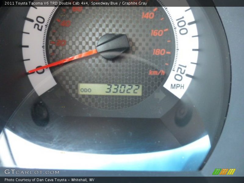 Speedway Blue / Graphite Gray 2011 Toyota Tacoma V6 TRD Double Cab 4x4