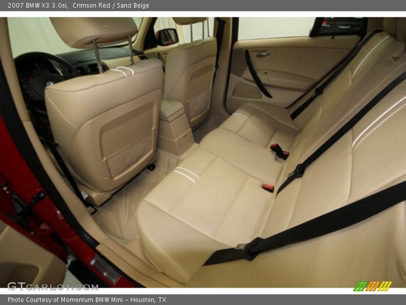 Rear Seat of 2007 X3 3.0si