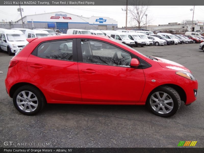 True Red / Black/Red Piping 2011 Mazda MAZDA2 Touring