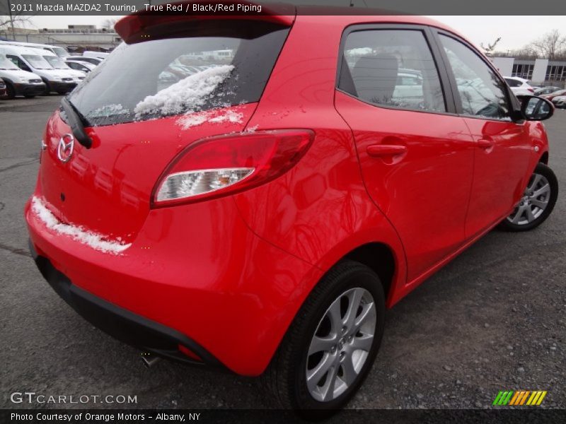 True Red / Black/Red Piping 2011 Mazda MAZDA2 Touring