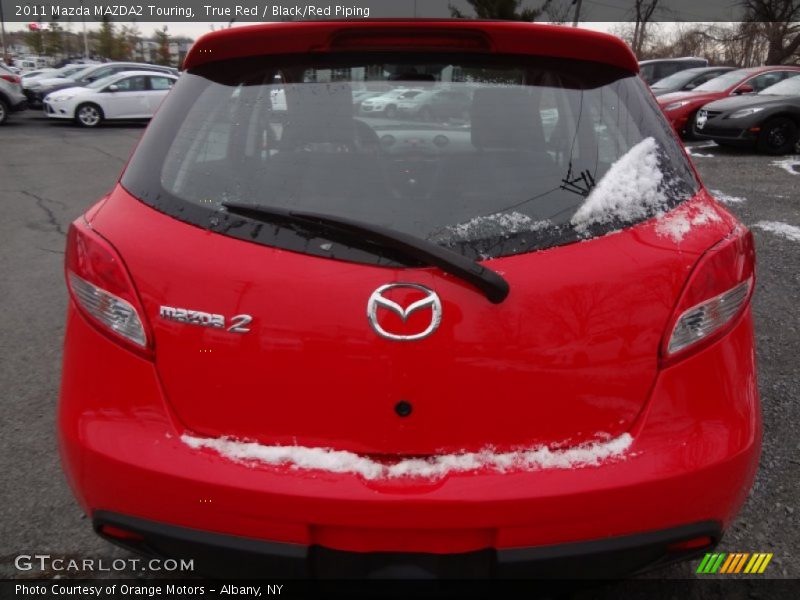 True Red / Black/Red Piping 2011 Mazda MAZDA2 Touring