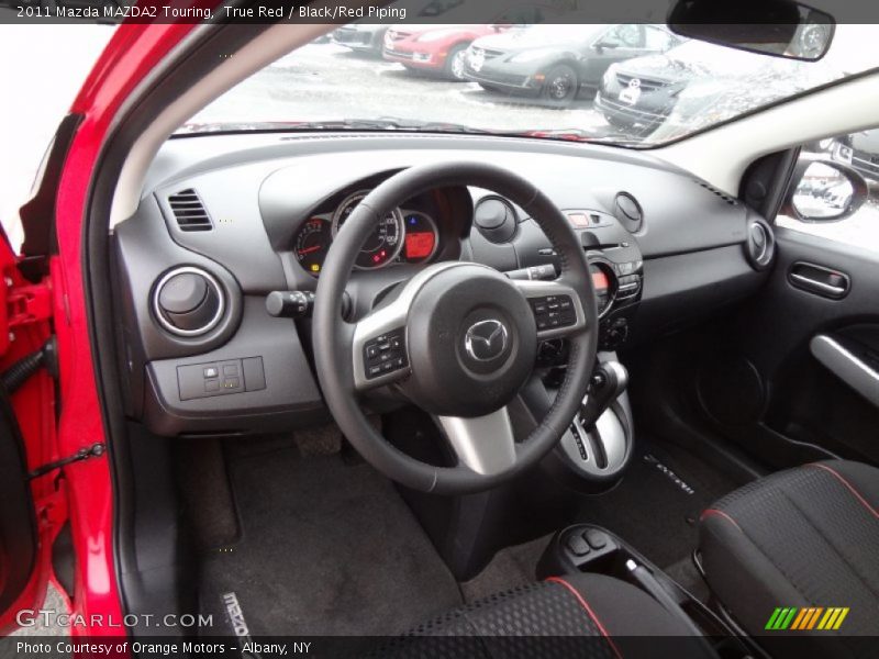  2011 MAZDA2 Touring Black/Red Piping Interior