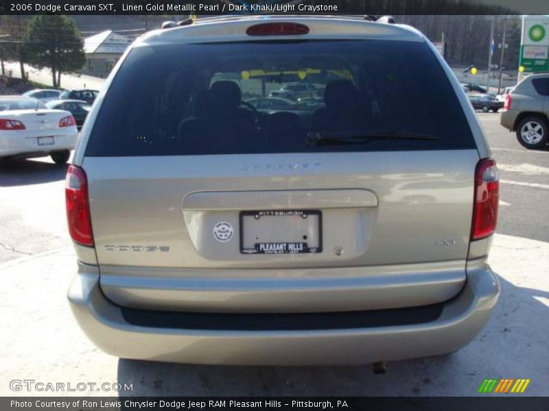 Linen Gold Metallic Pearl / Dark Khaki/Light Graystone 2006 Dodge Caravan SXT