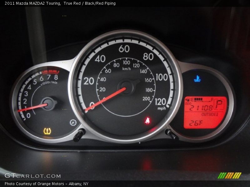  2011 MAZDA2 Touring Touring Gauges