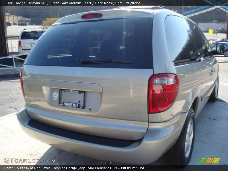 Linen Gold Metallic Pearl / Dark Khaki/Light Graystone 2006 Dodge Caravan SXT