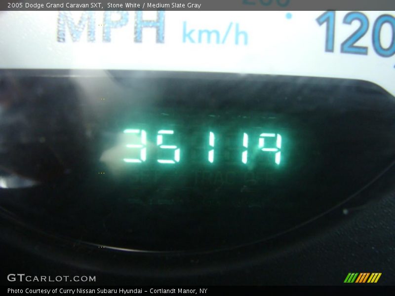 Stone White / Medium Slate Gray 2005 Dodge Grand Caravan SXT