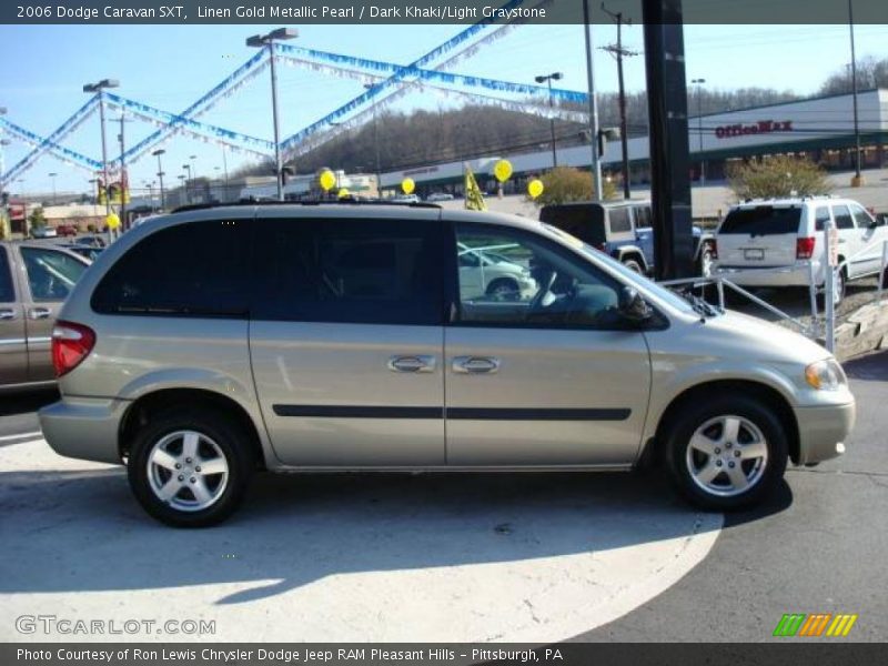 Linen Gold Metallic Pearl / Dark Khaki/Light Graystone 2006 Dodge Caravan SXT