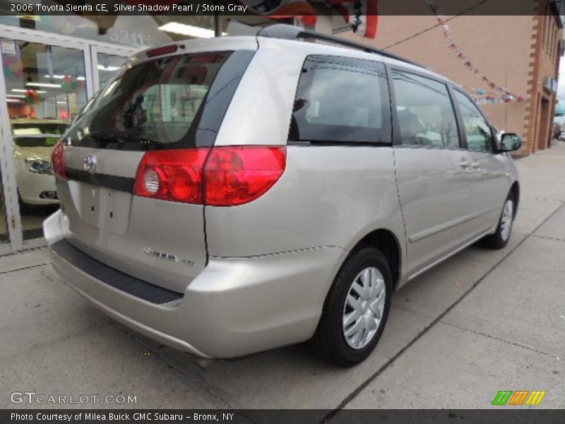 Silver Shadow Pearl / Stone Gray 2006 Toyota Sienna CE