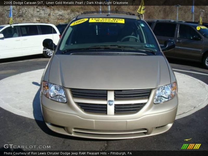 Linen Gold Metallic Pearl / Dark Khaki/Light Graystone 2006 Dodge Caravan SXT