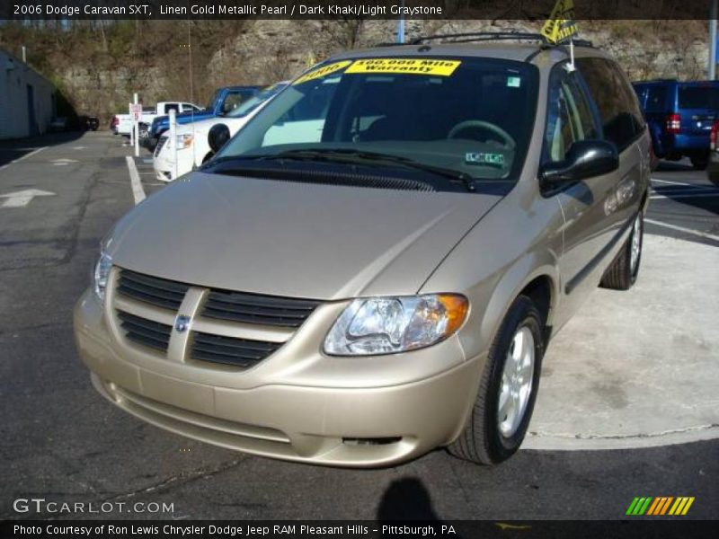 Linen Gold Metallic Pearl / Dark Khaki/Light Graystone 2006 Dodge Caravan SXT