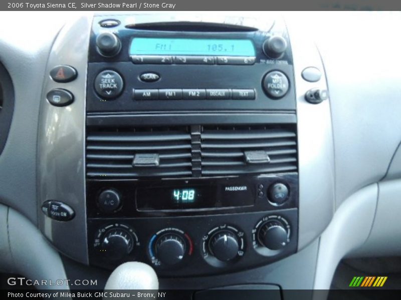 Silver Shadow Pearl / Stone Gray 2006 Toyota Sienna CE