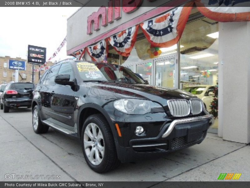 Jet Black / Black 2008 BMW X5 4.8i