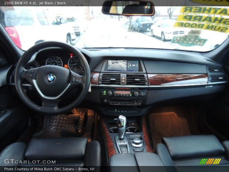 Jet Black / Black 2008 BMW X5 4.8i