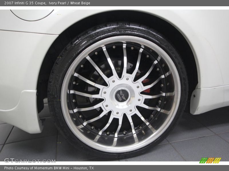 Ivory Pearl / Wheat Beige 2007 Infiniti G 35 Coupe