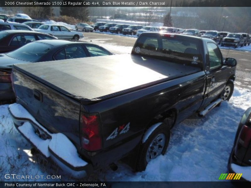 Dark Blue Metallic / Dark Charcoal 2006 Chevrolet Silverado 1500 LS Regular Cab 4x4