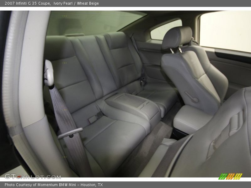 Ivory Pearl / Wheat Beige 2007 Infiniti G 35 Coupe