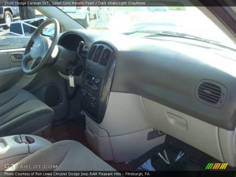 Linen Gold Metallic Pearl / Dark Khaki/Light Graystone 2006 Dodge Caravan SXT
