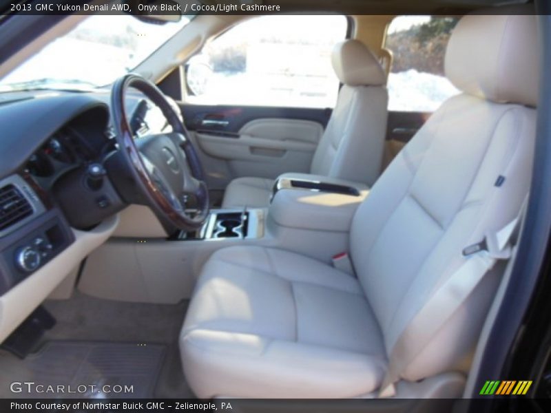 Onyx Black / Cocoa/Light Cashmere 2013 GMC Yukon Denali AWD