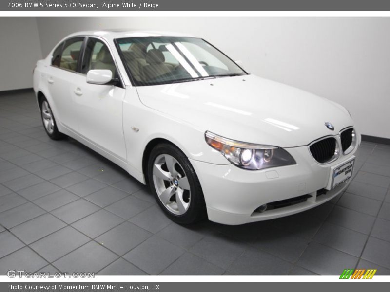 Alpine White / Beige 2006 BMW 5 Series 530i Sedan