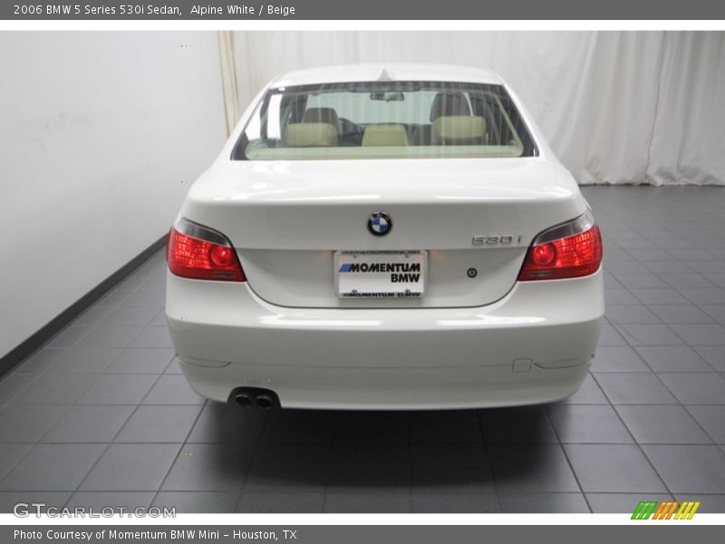 Alpine White / Beige 2006 BMW 5 Series 530i Sedan