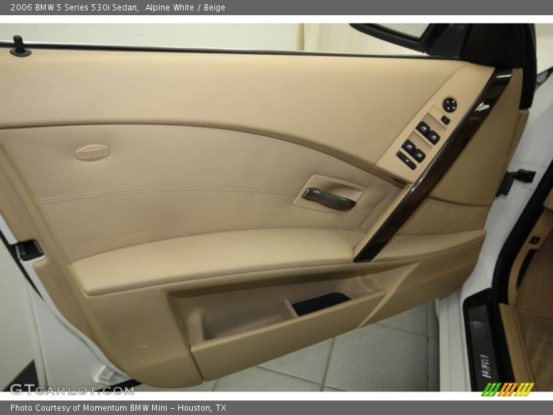 Alpine White / Beige 2006 BMW 5 Series 530i Sedan