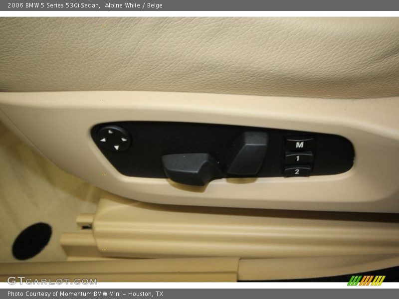 Alpine White / Beige 2006 BMW 5 Series 530i Sedan