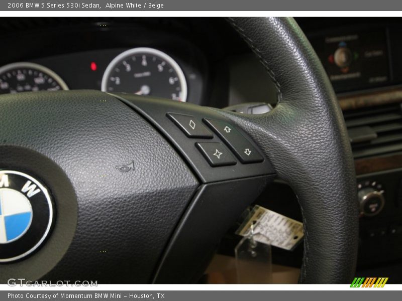 Alpine White / Beige 2006 BMW 5 Series 530i Sedan