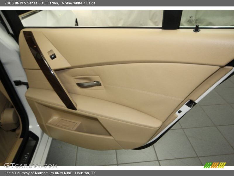 Alpine White / Beige 2006 BMW 5 Series 530i Sedan