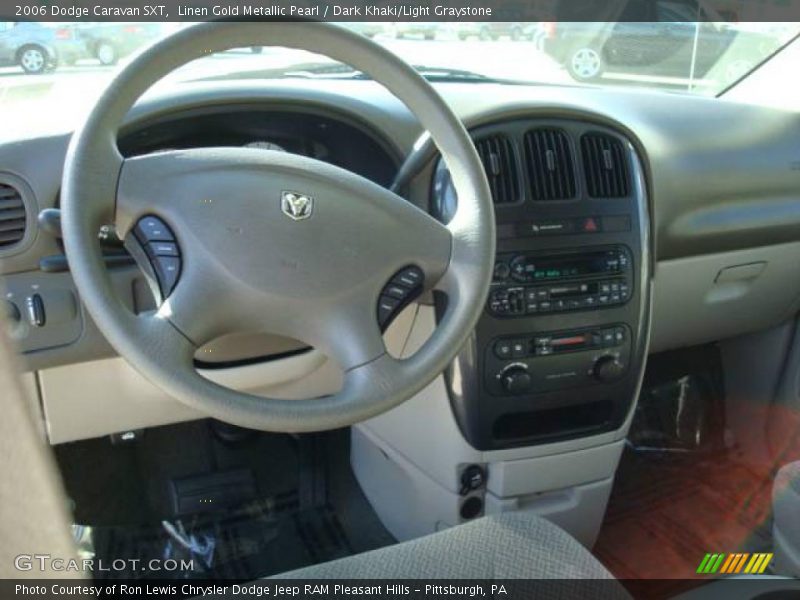 Linen Gold Metallic Pearl / Dark Khaki/Light Graystone 2006 Dodge Caravan SXT