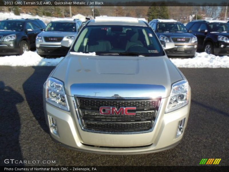 Quicksilver Metallic / Jet Black 2013 GMC Terrain SLE AWD