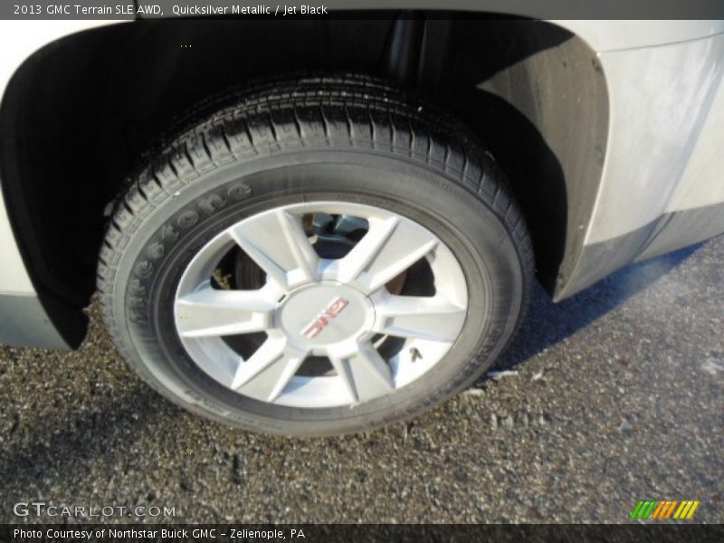 Quicksilver Metallic / Jet Black 2013 GMC Terrain SLE AWD