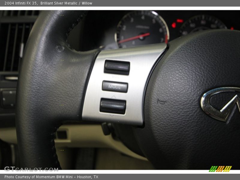 Brilliant Silver Metallic / Willow 2004 Infiniti FX 35