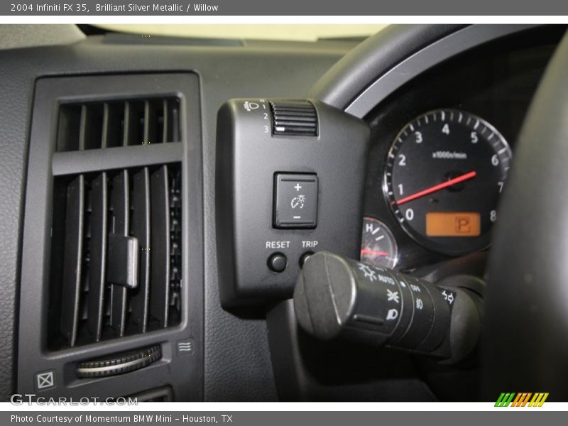 Brilliant Silver Metallic / Willow 2004 Infiniti FX 35