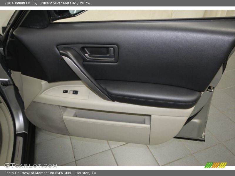 Brilliant Silver Metallic / Willow 2004 Infiniti FX 35